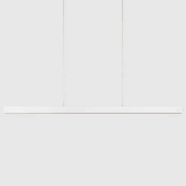 Imagem de 	Candeeiro Suspenso Linear LED 42W Aluminio CCT Iluminação Dupla Cara Funky Sly