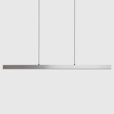 Imagem de 	Candeeiro Suspenso Linear LED 42W Aluminio CCT Iluminação Dupla Cara Funky Sly