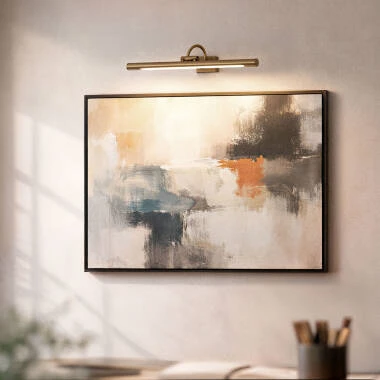 Aplique LED Eski para Quadros- Latão Antigo