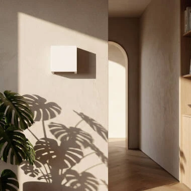 Imagem de Aplique de Parede LED 7W Gesso Iluminação Dupla Esmeralda