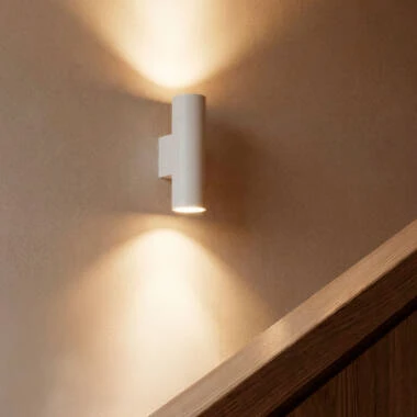 Imagen de Aplique de Pared Yeso Iluminación Doble Cara Vulni