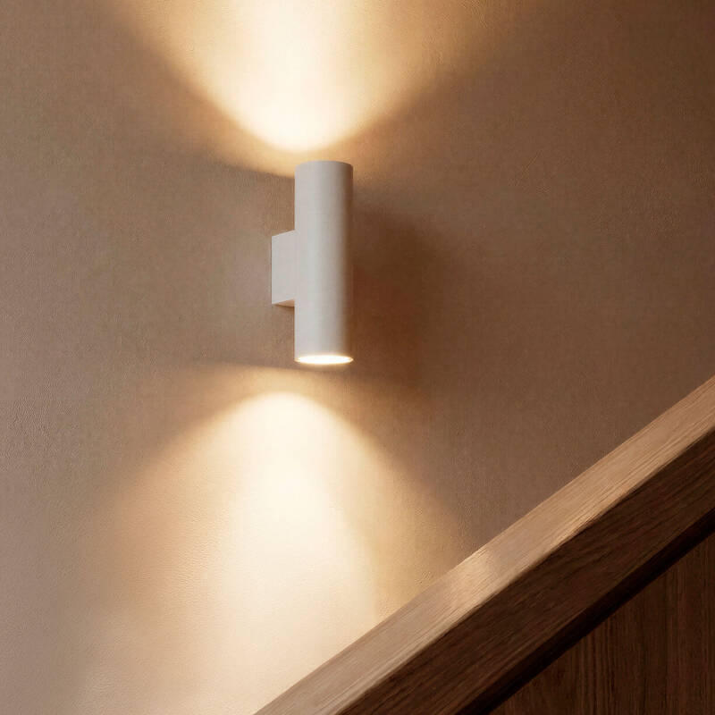 Imagem de Aplique de Parede Gesso Iluminação Dupla Alejandrita