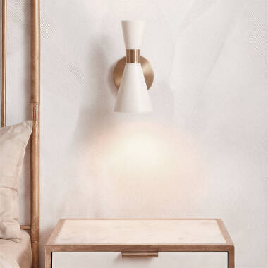 Candeeiro de Parede Metal White Jigger