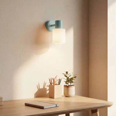 Aplique de Pared Orientable Metal y Cristal Zion