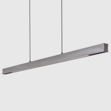 Candeeiro Suspenso Linear LED 42W Aluminio CCT Iluminação Dupla Cara Funky Chic