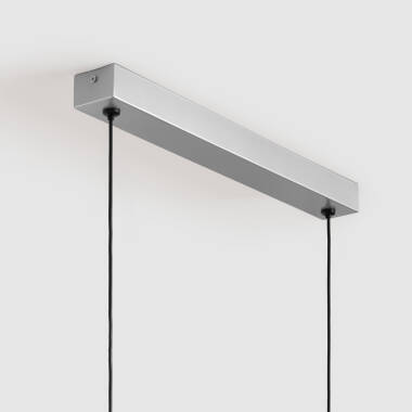 Imagem de Candeeiro Suspenso Linear LED 42W Aluminio CCT Iluminação Dupla Cara Funky Chic