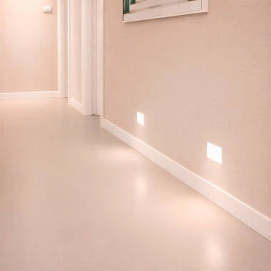 Imagen de Aplique de Pared Integración Escayola/Pladur para Bombilla LED MINI GU10 Corte 103x148 mm