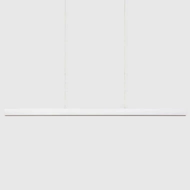 Imagem de Candeeiro Suspenso Linear LED 42W Alumínio CCT Iluminação Dupla Cara Funky Zapp