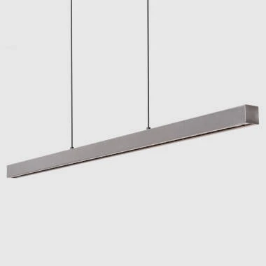	Candeeiro Suspenso Linear LED 42W Aluminio CCT Iluminação Dupla Cara Funky Sly
