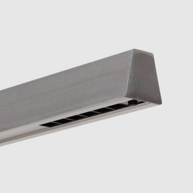 Imagem de Candeeiro Suspenso Linear LED 42W Aluminio CCT Iluminação Dupla Cara Funky Chaka