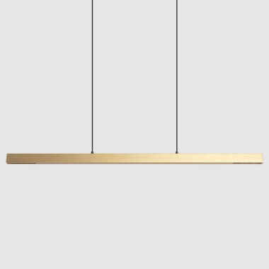 Imagem de Candeeiro Suspenso Linear LED 42W Aluminio CCT Iluminação Dupla Cara Funky Chaka