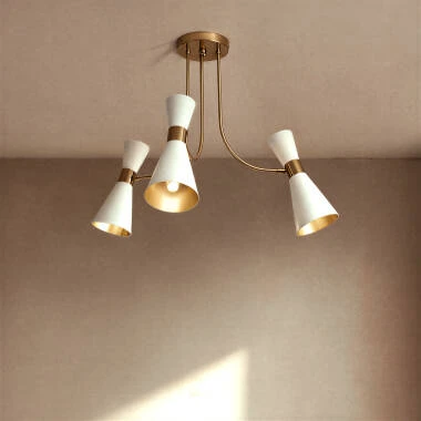 Candeeiro de Teto Alumínio 3 Focos Jigger