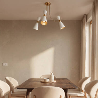 Imagem de Candeeiro de Teto Alumínio 3 Focos Jigger 