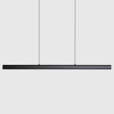 Imagen de Lámpara Colgante Lineal LED 42W Aluminio Blanco Seleccionable Iluminación Doble Cara Funky Chic