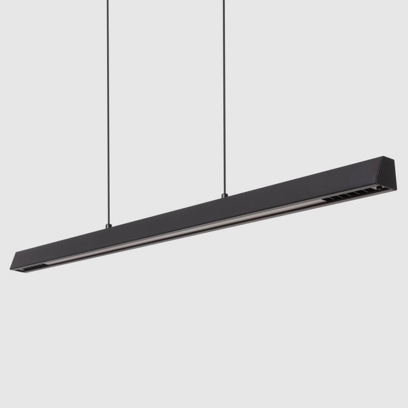 Imagem de Candeeiro Suspenso Linear LED 42W Aluminio CCT Iluminação Dupla Cara Funky Chaka