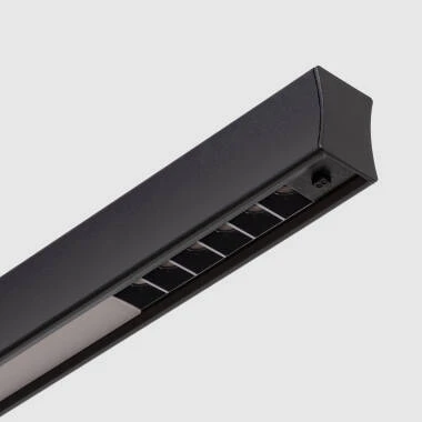 Imagen de Lámpara Colgante Lineal LED 42W Aluminio Blanco Seleccionable Iluminación Doble Cara Funky Chic