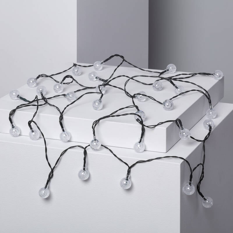 Imagen de Guirnalda Solar Exterior 30 Bolas LED 5m