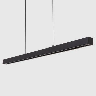 	Candeeiro Suspenso Linear LED 42W Aluminio CCT Iluminação Dupla Cara Funky Sly