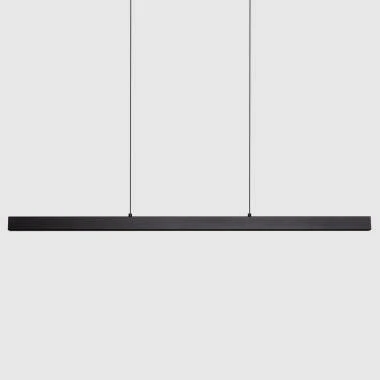 Imagem de 	Candeeiro Suspenso Linear LED 42W Aluminio CCT Iluminação Dupla Cara Funky Sly