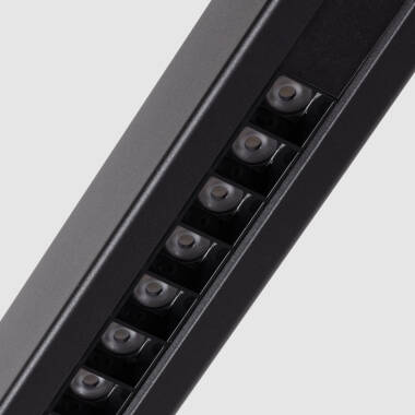 Imagem de 	Candeeiro Suspenso Linear LED 42W Aluminio CCT Iluminação Dupla Cara Funky Sly