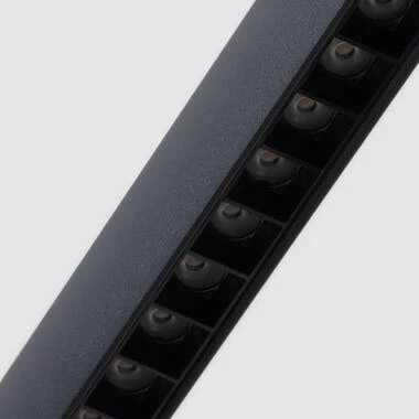 Imagen de Lámpara Colgante Lineal LED 42W Aluminio Blanco Seleccionable Iluminación Doble Cara Funky Zapp