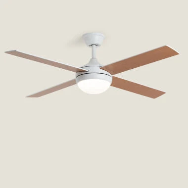 Imagen de Ventilador de Techo con luz Silencioso DC aspas de madera Navy Evo