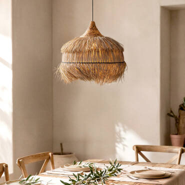 Fotografia do produto: Candeeiro Suspenso Rattan Liana ILUZZIA