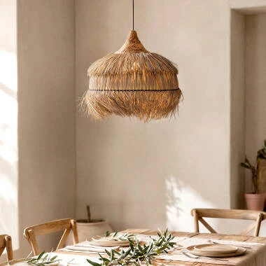 Lámpara Colgante Ratán Liana ILUZZIA