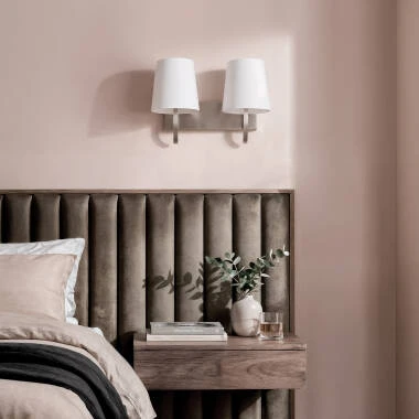 Imagen de Lámpara de Pared Metal 2 Focos Eikho