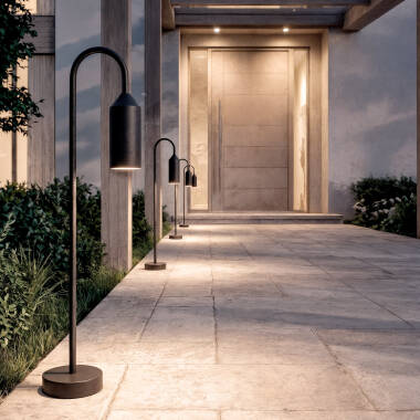 Baliza de Pé Exterior Alumínio 60cm Boukali