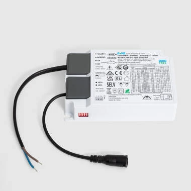 Driver BOKE Regulável DALI/PUSH 200-240V No Flicker Saída 6-30V 800-2000mA 60W BK-DEL060-B2000Ad