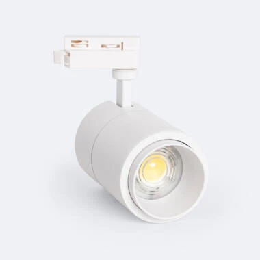 Foco Carril LED Monofásico 30W Regulável CCT Seleccionável Pulyx Multiángulo 15-60º