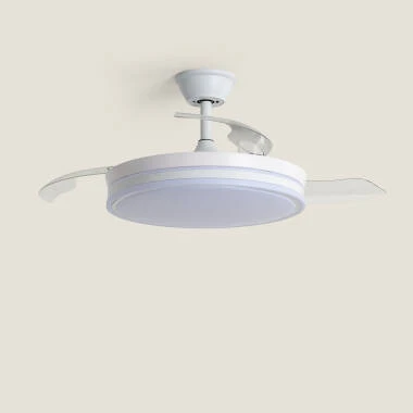 Ventilador de Techo con luz Silencioso DC aspas retráctiles Dalori Evo