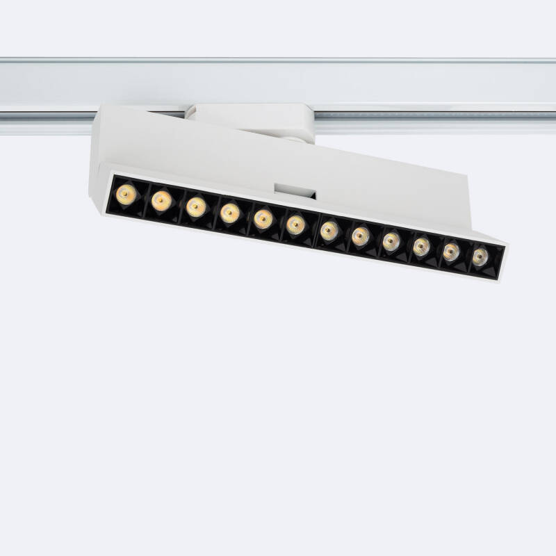 Imagem de Foco Carril Linear LED Monofásico 12W Regulável CCT Seleccionável Elegant Optic Branco