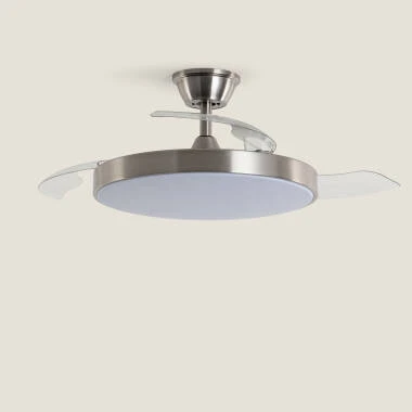 Ventilador de Techo con luz Silencioso DC aspas retráctiles Tori
