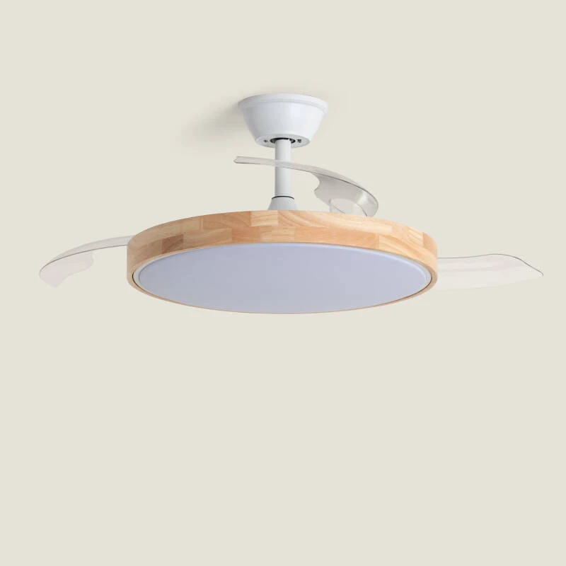 Imagem de Ventoinha de Teto com luz Silenciosa DC com aspas retráteis Dari