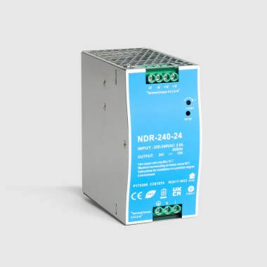 Fonte de alimentação 24V DC para Carril DIN
