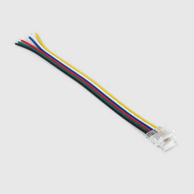 Conector Tira LED 24V RGB+CCT SMD Ancho 10mm IP20 con Cable