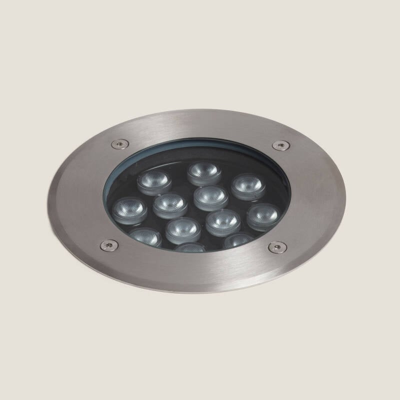 Imagen de Foco Exterior LED 12W Solid Empotrable Suelo Inox