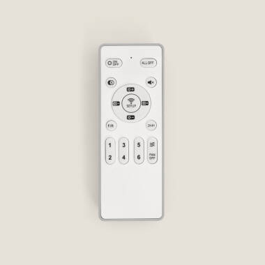 Imagem de Ventoinha de teto com luz silenciosa DC com pás retráteis Kaios