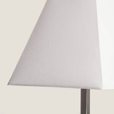 Imagem de Candeeiro de Mesa Madeira e Metal Lizza Piramis