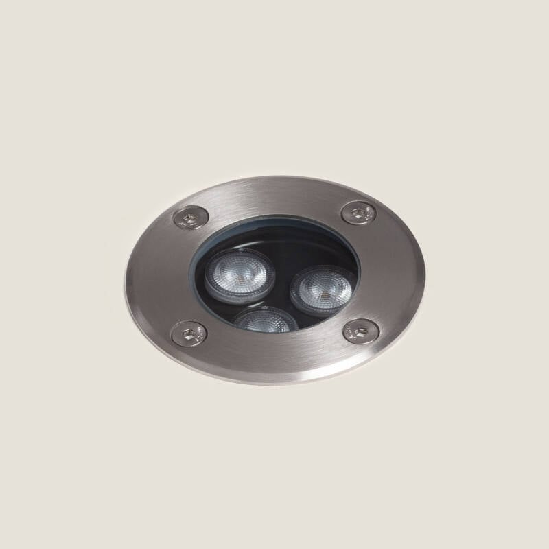 Imagen de Foco Exterior LED 3W Solid Empotrable Suelo Inox