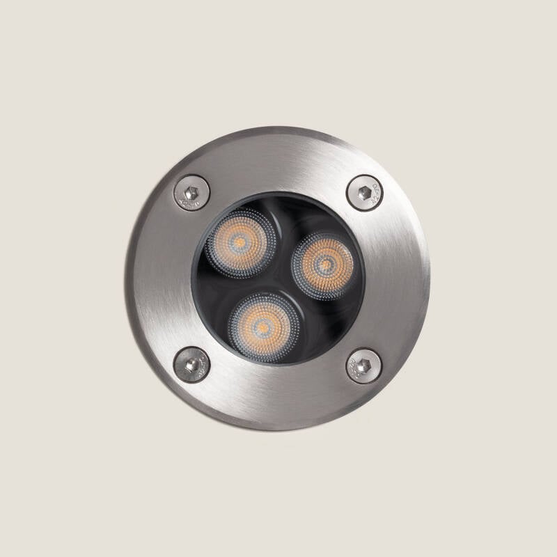 Imagen de Foco Exterior LED 3W Solid Empotrable Suelo Inox