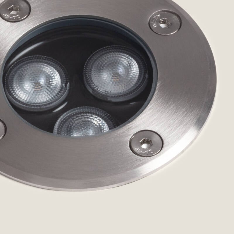 Imagen de Foco Exterior LED 3W Solid Empotrable Suelo Inox