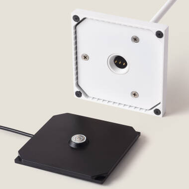 Imagen de Lámpara de Mesa LED Portátil Exterior con Batería USB Recargable Metal y Ratán Medinilla