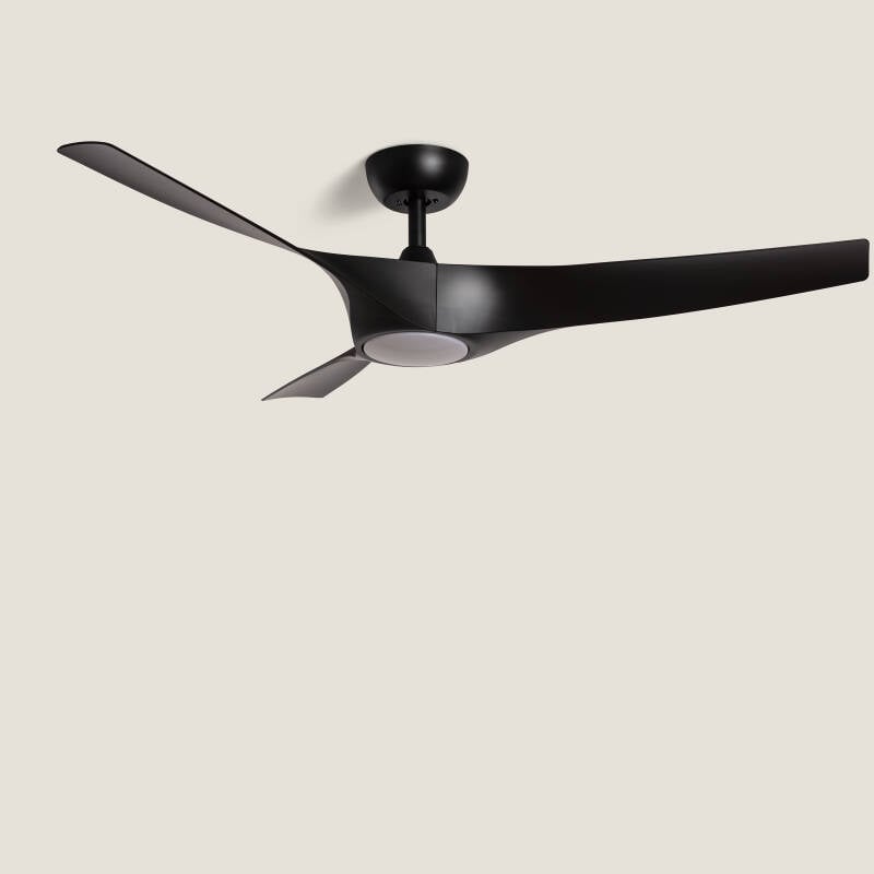 Imagem de Ventoinha de Teto Silenciosa Egina Preto 132cm Motor DC