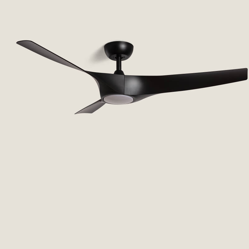 Imagem de Ventoinha de Teto Silenciosa Egina Preto 132cm Motor DC