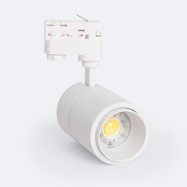 Foco Carril LED Trifásico 30W Regulável TRIAC CCT Seleccionável Pulyx Multiângulo 15-60º