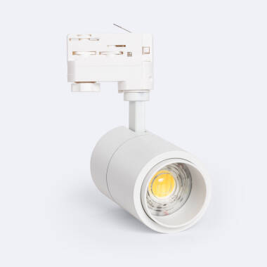 Foco Carril LED Trifásico 20W Pulyx Regulable CCT Seleccionable Multiángulo 15-60º