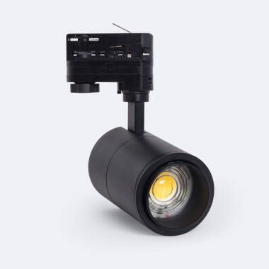 Foco Carril LED Trifásico 20W Regulável TRIAC CCT Seleccionável Pulyx Multiângulo 15-60º
